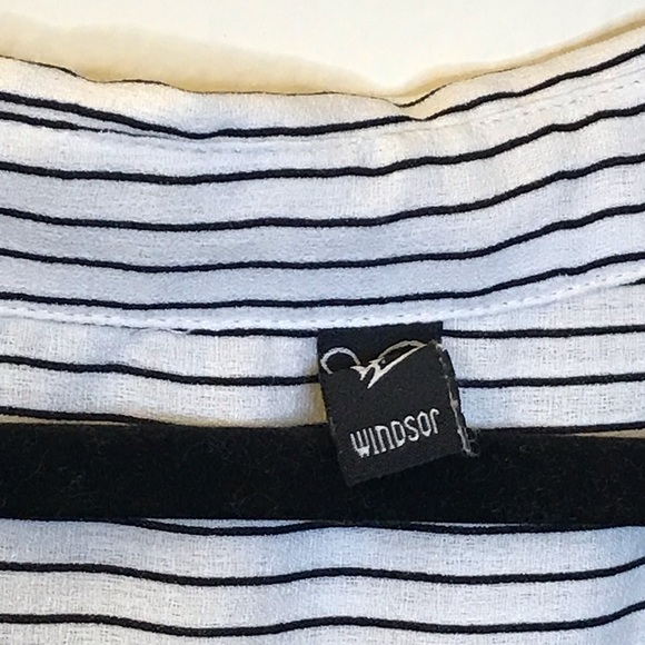 Windsor White Stripe Blouse - Picture 3 of 5